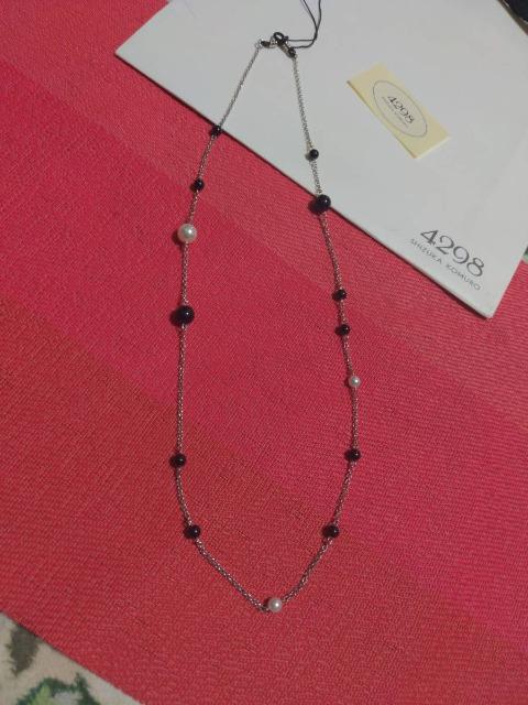 4298SHIZUKA KOMURO/コムロシズカ/ネックレス風メガネアクセサリー/シルバー&パール系/A < 女性アクセサリー/時計 4298SHIZUKA KOMURO/コムロシズカ/ネックレス風メガネアクセサリー/シルバー&パール系/A < 女性アクセサリー/時計の