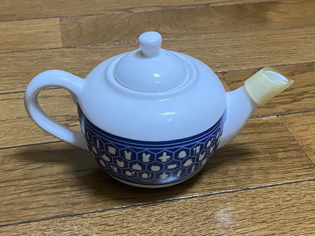 おじゃる丸柄☆可愛い急須☆ブルー < インテリア/ライフ  おじゃる丸柄☆可愛い急須☆ブルー  < インテリア/ライフの