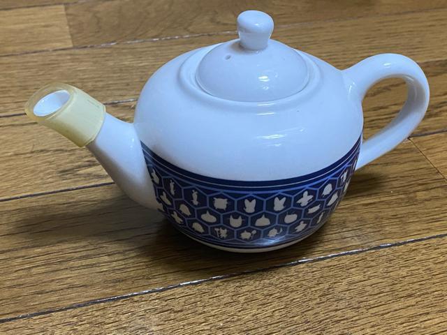 おじゃる丸柄☆可愛い急須☆ブルー < インテリア/ライフ  おじゃる丸柄☆可愛い急須☆ブルー < インテリア/ライフの