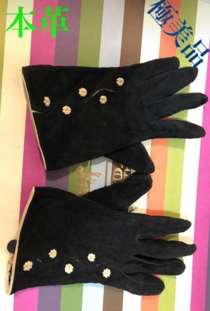 特価★ブラック極美品本革花柄ブラックグローブ 手袋 レザーグローブ GLOVE黒お上品通勤普段用暖かい < 女性ファッション  特価★ブラック極美品本革花柄ブラックグローブ 手袋 レザーグローブ GLOVE黒お上品通勤普段用暖かい  < 女性ファッションの