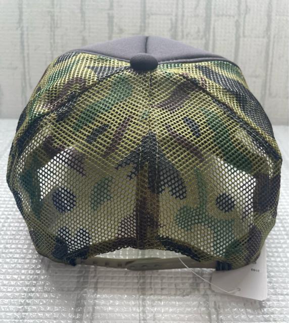 新品 迷彩アメリカン キャップ ハーフメッシュ フリーサイズ カモフラージュ ブラック/グリーンカモ アメカジ ヴィンテージ < 男性ファッション  新品 迷彩アメリカン キャップ ハーフメッシュ フリーサイズ カモフラージュ ブラック/グリーンカモ アメカジ ヴィンテージ < 男性ファッションの