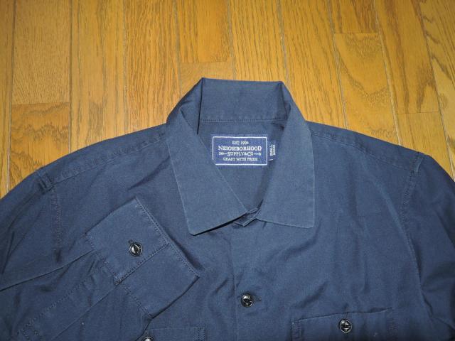 NEIGHBORHOOD ネイバーフッド ワークシャツ S 紺無地 CLASSIC WORK SHIRTS < ブランド  NEIGHBORHOOD ネイバーフッド ワークシャツ S 紺無地 CLASSIC WORK SHIRTS < ブランドの