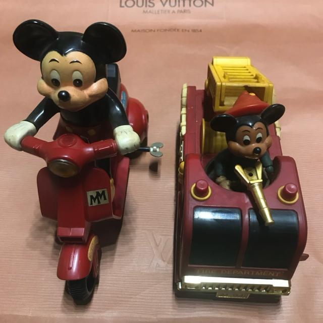ヴィンテージ ミッキーマウス フィギュア他 4点セット < ホビー  ヴィンテージ ミッキーマウス フィギュア他 4点セット < ホビーの