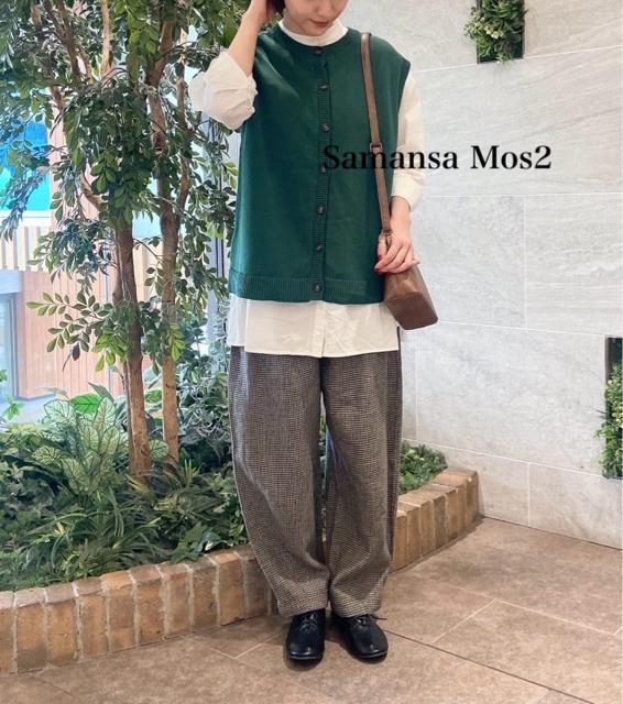 新品 Samansa Mos2★ 2WAYコットンベスト < 女性ファッション  新品 Samansa Mos2★ 2WAYコットンベスト < 女性ファッションの