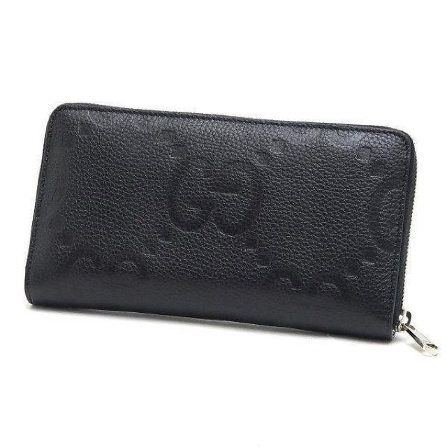 ◆ 本物 美品 ◆ GUCCI グッチ 長財布 ジャンボGG オールレザー GG ブラック 黒 保存袋 箱 人気 739482 < ブランド  ◆ 本物 美品 ◆ GUCCI グッチ 長財布 ジャンボGG オールレザー GG ブラック 黒 保存袋 箱 人気 739482 < ブランドの