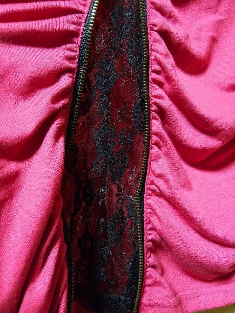 送料無料/大きいサイズ/5L/ピンクVネック/ファスナーデザイン/長袖チュニック/新品タグ付き < 女性ファッション 送料無料/大きいサイズ/5L/ピンクVネック/ファスナーデザイン/長袖チュニック/新品タグ付き < 女性ファッションの