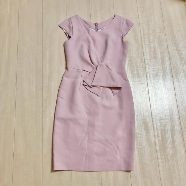 ◆JUSGLITTY/ジャスグリッティー◆リボン付きミニワンピース★ピンク1*フィーマルコーデ美品 < 女性ファッション ◆JUSGLITTY/ジャスグリッティー◆リボン付きミニワンピース★ピンク1*フィーマルコーデ美品 < 女性ファッションの
