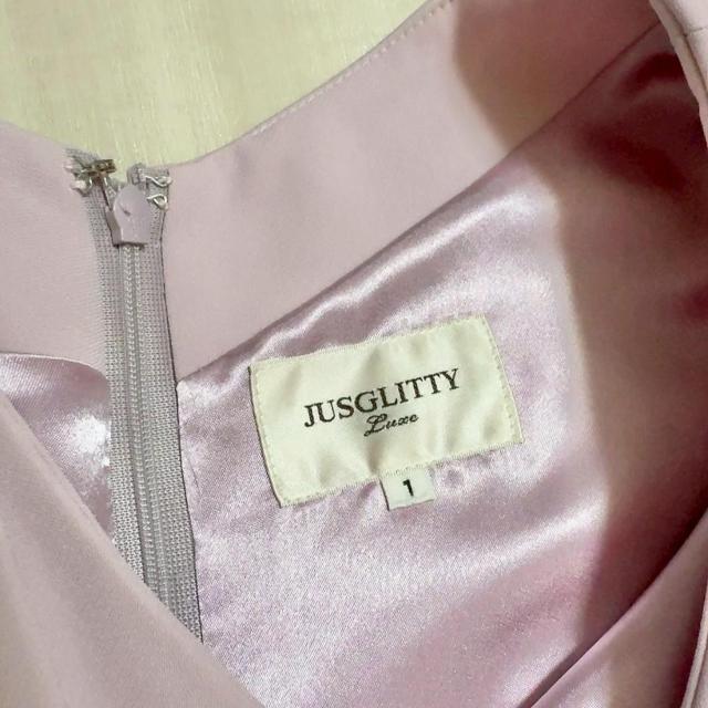 ◆JUSGLITTY/ジャスグリッティー◆リボン付きミニワンピース★ピンク1*フィーマルコーデ美品 < 女性ファッション ◆JUSGLITTY/ジャスグリッティー◆リボン付きミニワンピース★ピンク1*フィーマルコーデ美品 < 女性ファッションの