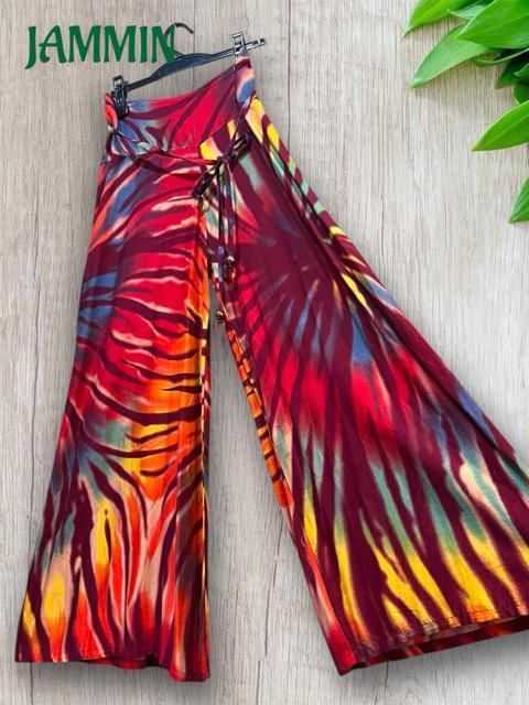 サイケデリックタイダイ柄ワイドパンツ サイケ サイケデリック ヒッピー エスニック < 女性ファッション サイケデリックタイダイ柄ワイドパンツ サイケ サイケデリック ヒッピー エスニック < 女性ファッションの