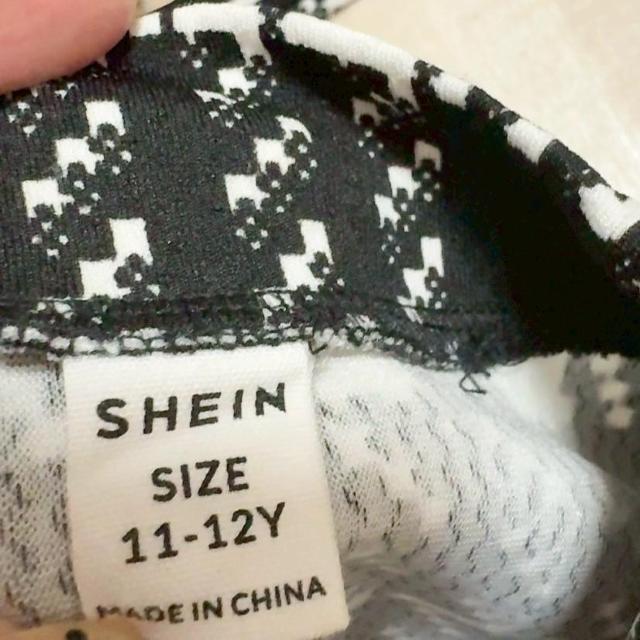 ◆SHEIN/シーイン◆千鳥柄セットアップ★11-12Y*1回着用のみ♪ < 女性ファッション  ◆SHEIN/シーイン◆千鳥柄セットアップ★11-12Y*1回着用のみ♪ < 女性ファッションの