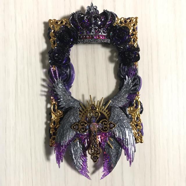 【送料込】035 ホイップデコ B8 硬質ケース トレカケース 紫 パープル 王冠 薔薇 堕天使 十字架 推し活 < 女性ファッション 【送料込】035 ホイップデコ B8 硬質ケース トレカケース 紫 パープル 王冠 薔薇 堕天使 十字架 推し活 < 女性ファッションの