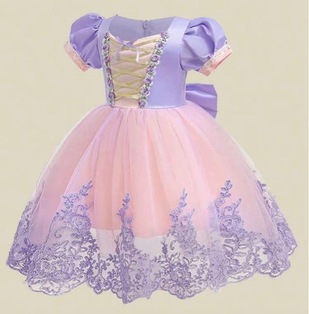 ドレス パープル キッズドレス 子供服 発表会 なりきり ワンピース ラプンツェル フルセット < キッズ/ベビー ドレス パープル キッズドレス 子供服 発表会 なりきり ワンピース ラプンツェル フルセット < キッズ/ベビーの