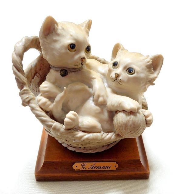イタリア製 ARMANIアルマーニ FLORENCE1934 子猫の置物 希少品 < インテリア/ライフ イタリア製 ARMANIアルマーニ FLORENCE1934 子猫の置物 希少品 < インテリア/ライフの