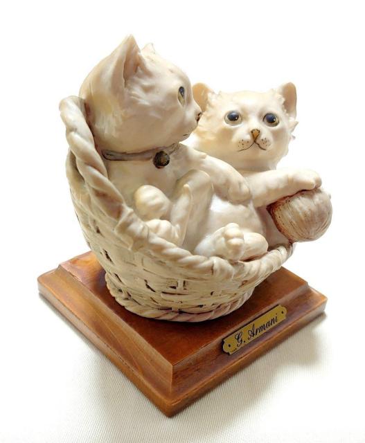 イタリア製 ARMANIアルマーニ FLORENCE1934 子猫の置物 希少品 < インテリア/ライフ イタリア製 ARMANIアルマーニ FLORENCE1934 子猫の置物 希少品 < インテリア/ライフの