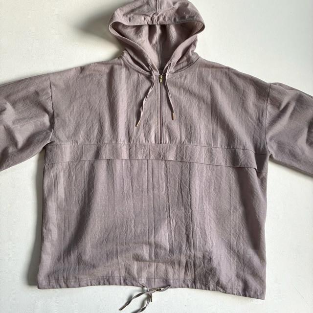 ◆DOU DOU◆大きいサイズ感◆シアーアノラックシャツ◆ブラウス◆ブラウン◆F < 女性ファッション ◆DOU DOU◆大きいサイズ感◆シアーアノラックシャツ◆ブラウス◆ブラウン◆F < 女性ファッションの