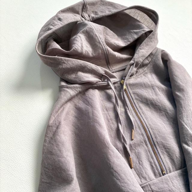 ◆DOU DOU◆大きいサイズ感◆シアーアノラックシャツ◆ブラウス◆ブラウン◆F < 女性ファッション ◆DOU DOU◆大きいサイズ感◆シアーアノラックシャツ◆ブラウス◆ブラウン◆F < 女性ファッションの