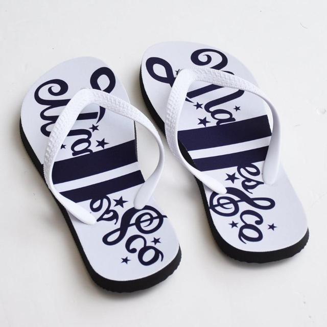 Vi MARBLES }[uY r[` T_ L  S NEO-LOGO BEACH SANDALS TMT