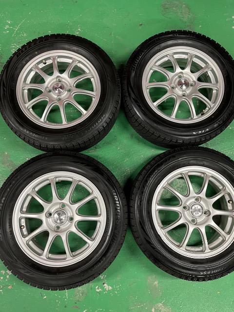 0091856)激安国産ブリヂストンスタッドレスタイヤ4本中古美品アルミホイールセットコンパクトカー用185/65R15送料無料 < 自動車/バイク 0091856)激安国産ブリヂストンスタッドレスタイヤ4本中古美品アルミホイールセットコンパクトカー用185/65R15送料無料 < 自動車/バイク