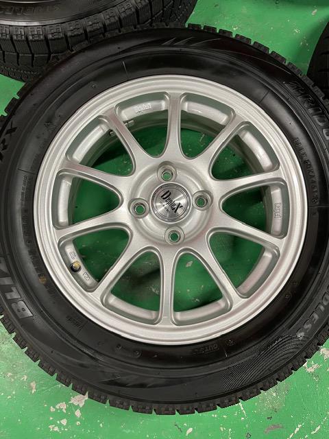 0091856)激安国産ブリヂストンスタッドレスタイヤ4本中古美品アルミホイールセットコンパクトカー用185/65R15送料無料 < 自動車/バイク 0091856)激安国産ブリヂストンスタッドレスタイヤ4本中古美品アルミホイールセットコンパクトカー用185/65R15送料無料 < 自動車/バイク
