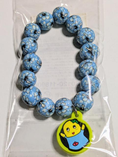 ふなっしー/フラワーアートブレス/水色/モバペイ < アニメ/コミック/キャラクター  ふなっしー/フラワーアートブレス/水色/モバペイ  < アニメ/コミック/キャラクターの