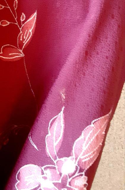 着物 羽織 パープル 紫 花柄 ピンク 和服 きもの 呉服 羽織りレトロ 昭和 大正 < 女性ファッション  着物 羽織 パープル 紫 花柄 ピンク 和服 きもの 呉服 羽織りレトロ 昭和 大正 < 女性ファッションの