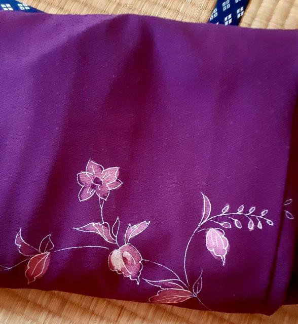 着物 羽織 パープル 紫 花柄 ピンク 和服 きもの 呉服 羽織りレトロ 昭和 大正 < 女性ファッション  着物 羽織 パープル 紫 花柄 ピンク 和服 きもの 呉服 羽織りレトロ 昭和 大正 < 女性ファッションの