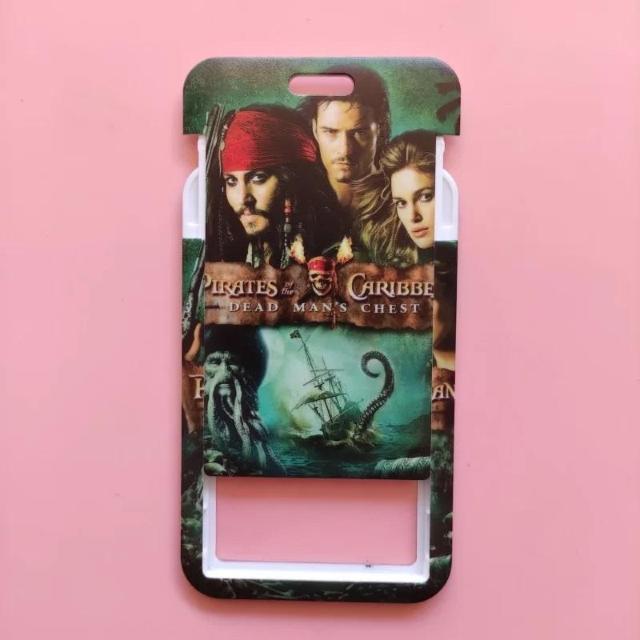 新品 パイレーツ・オブ・カリビアンIDカードホルダーケース付ネックストラップ < 女性ファッション  新品 パイレーツ・オブ・カリビアンIDカードホルダーケース付ネックストラップ < 女性ファッションの