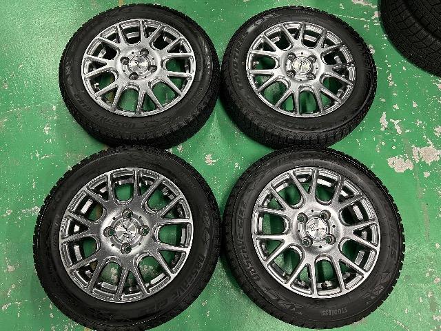 0110129)中古国産スタッドレスタイヤTOYOGIZ2社外アルミホイールセット4本軽自動車サイズ155/65R14送料無料 < 自動車/バイク 0110129)中古国産スタッドレスタイヤTOYOGIZ2社外アルミホイールセット4本軽自動車サイズ155/65R14送料無料 < 自動車/バイク