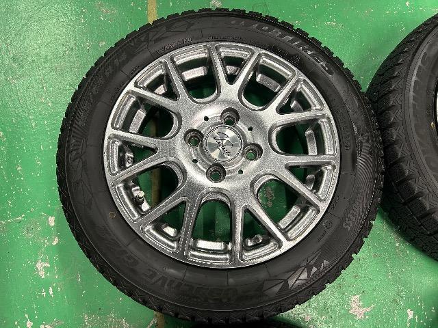 0110129)中古国産スタッドレスタイヤTOYOGIZ2社外アルミホイールセット4本軽自動車サイズ155/65R14送料無料 < 自動車/バイク 0110129)中古国産スタッドレスタイヤTOYOGIZ2社外アルミホイールセット4本軽自動車サイズ155/65R14送料無料 < 自動車/バイク