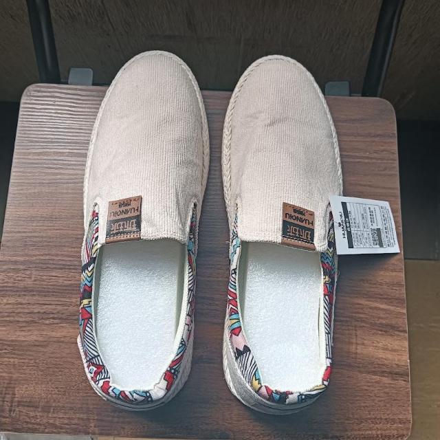 新品 27cm 27.5cm メンズ スリッポン ベージュ シューズ 男女兼用 < 男性ファッション  新品 27cm 27.5cm メンズ スリッポン ベージュ シューズ 男女兼用 < 男性ファッションの