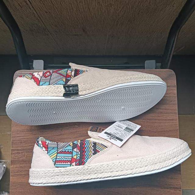 新品 27cm 27.5cm メンズ スリッポン ベージュ シューズ 男女兼用 < 男性ファッション  新品 27cm 27.5cm メンズ スリッポン ベージュ シューズ 男女兼用 < 男性ファッションの