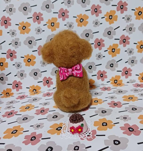 おむつパンツのトイプードル 餌付き 羊毛フェルト < ペット/手芸/園芸 おむつパンツのトイプードル 餌付き 羊毛フェルト < ペット/手芸/園芸の