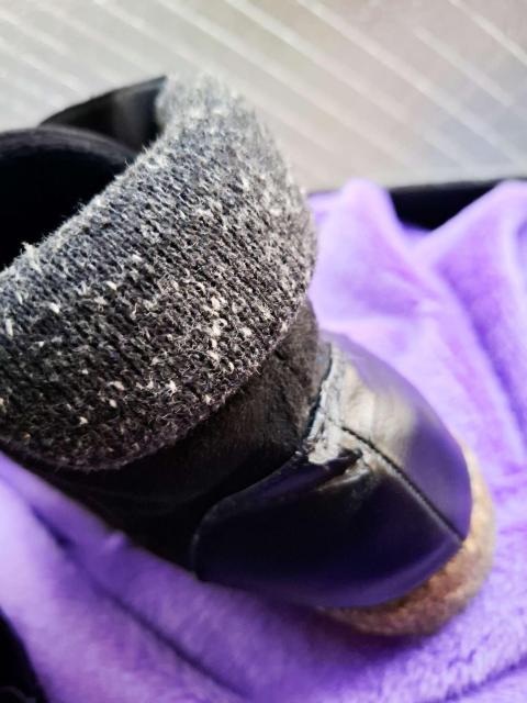 ☆melange/メランジュ☆裏起毛付きスウェードスニーカーブーツ靴底コルク調ショートブーツ黒L☆ぬくぬく丸っこい可愛いフォルム♪ < 女性ファッション ☆melange/メランジュ☆裏起毛付きスウェードスニーカーブーツ靴底コルク調ショートブーツ黒L☆ぬくぬく丸っこい可愛いフォルム♪ < 女性ファッションの