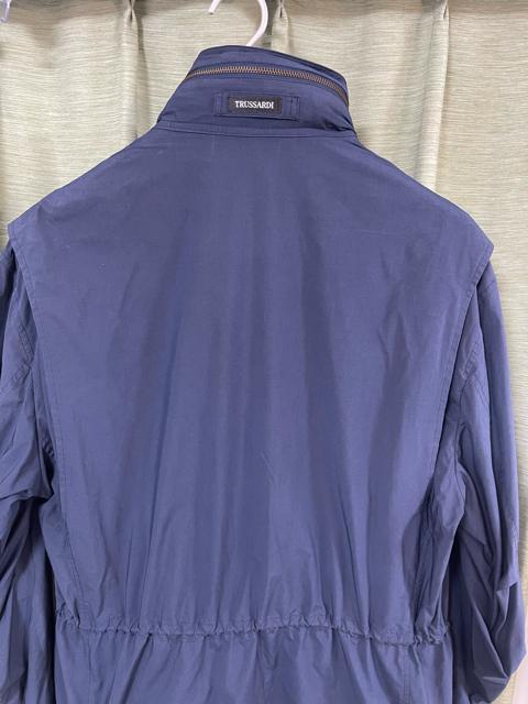 TRUSSARDI �l�C�r�[ M-65 �t�B�[���h�W���P�b�g �T�C�YL �A�E�^�[�@�W���P�b�g�@�W�����o�[ �� �j���t�@�b�V������ 