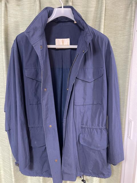 TRUSSARDI �l�C�r�[ M-65 �t�B�[���h�W���P�b�g �T�C�YL �A�E�^�[�@�W���P�b�g�@�W�����o�[ �� �j���t�@�b�V������ 