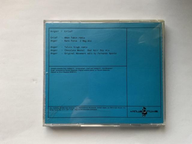 Ryuichi Sakamoto - Anger / Grief ���~�b�N�XCD �� �^�����g�O�b�Y�� 