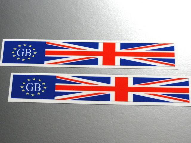 B イギリス国旗バナーステッカー2枚set☆シール < 自動車/バイク B イギリス国旗バナーステッカー2枚set☆シール < 自動車/バイク