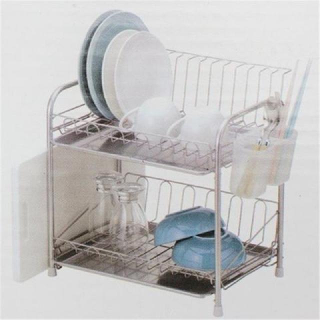 【便利グッズ】 食器 水切り かご 2段 < インテリア/ライフ  【便利グッズ】 食器 水切り かご 2段 < インテリア/ライフの