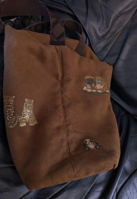 ■伊太利屋■イタリヤ■ショルダーバッグアニマルペイントラインストーン付パッチワーク/ ワンショルダーバッグ < ブランド  ■伊太利屋■イタリヤ■ショルダーバッグアニマルペイントラインストーン付パッチワーク/ ワンショルダーバッグ < ブランドの