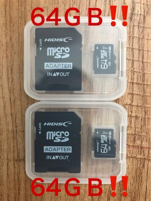 microSDカード 64GB【2個セット】(SDカードとしても使用可能!) < PC本体/周辺機器  microSDカード 64GB【2個セット】(SDカードとしても使用可能!)  < PC本体/周辺機器の