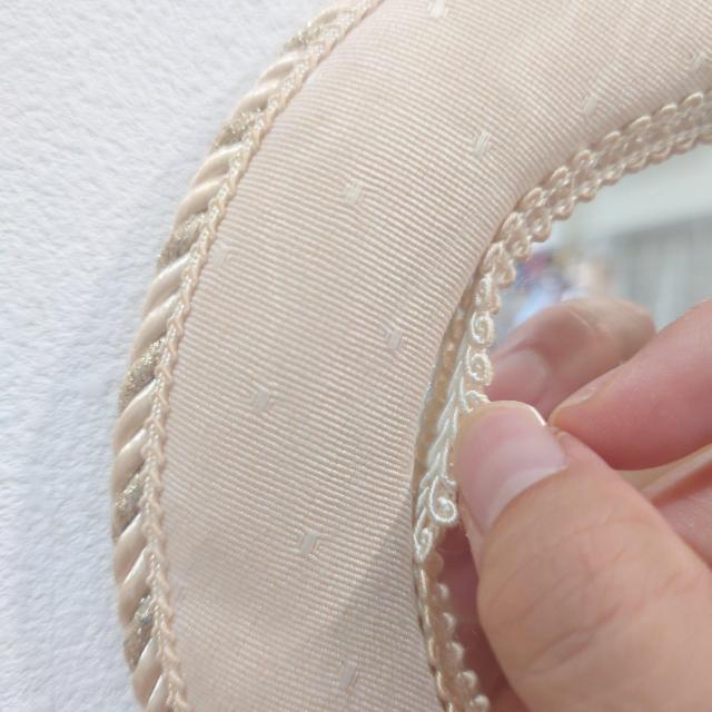 円形壁掛けミラー カルトナージュ < 女性ファッション  円形壁掛けミラー カルトナージュ < 女性ファッションの