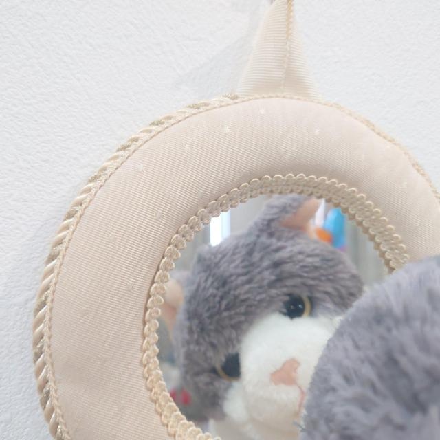 円形壁掛けミラー カルトナージュ < 女性ファッション  円形壁掛けミラー カルトナージュ < 女性ファッションの