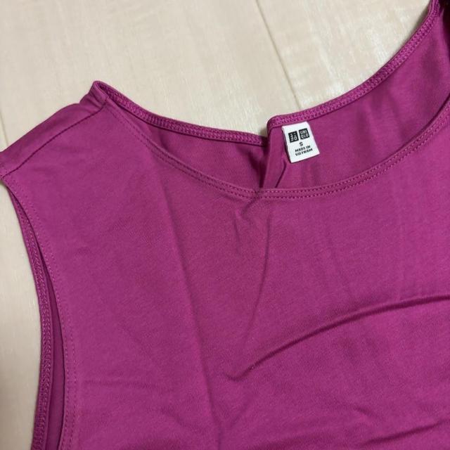 ◆UNIQLO/ユニクロ◆マーセライズコットンAラインロングワンピース(ノースリーブ)★ピンクS*美品*夏秋コーデ♪ < ブランド  ◆UNIQLO/ユニクロ◆マーセライズコットンAラインロングワンピース(ノースリーブ)★ピンクS*美品*夏秋コーデ♪ < ブランドの