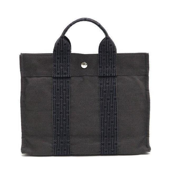 ◆ 本物 美品 ◆ HERMES エルメス エールラインPM グレー トートバッグ ハンドバッグ エールライン ファスナー 人気 < ブランド  ◆ 本物 美品 ◆ HERMES エルメス エールラインPM グレー トートバッグ ハンドバッグ エールライン ファスナー 人気 < ブランドの