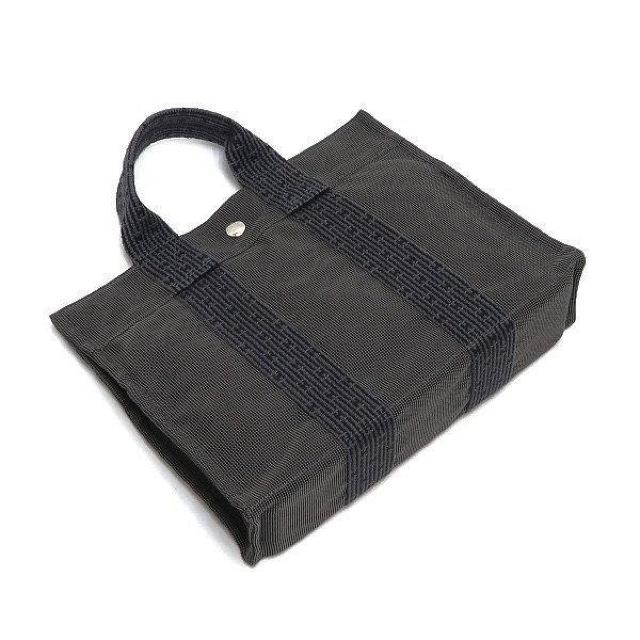 ◆ 本物 美品 ◆ HERMES エルメス エールラインPM グレー トートバッグ ハンドバッグ エールライン ファスナー 人気 < ブランド  ◆ 本物 美品 ◆ HERMES エルメス エールラインPM グレー トートバッグ ハンドバッグ エールライン ファスナー 人気 < ブランドの