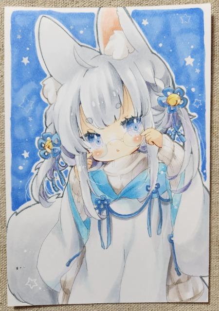 自作イラスト原画:銀狐さん < アニメ/コミック/キャラクター 自作イラスト原画:銀狐さん < アニメ/コミック/キャラクターの
