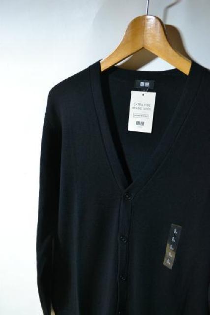 新品 UNIQLO ユニクロ メリノVネックカーディガン 長袖 ブラック L メンズ ニット セーター キレイ目 ビジネス 未使用 < ブランド 新品 UNIQLO ユニクロ メリノVネックカーディガン 長袖 ブラック L メンズ ニット セーター キレイ目 ビジネス 未使用 < ブランドの
