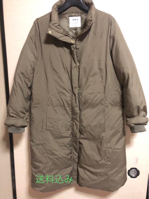 送料込 美品 ボワっとタイプ ダウンコート フード無し カーキ色 < 女性ファッション 送料込 美品 ボワっとタイプ ダウンコート フード無し カーキ色 < 女性ファッションの