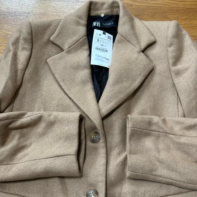 *新品 *【ZARA】レディース チェスターコート Sサイズ < ブランド *新品 *【ZARA】レディース チェスターコート Sサイズ < ブランドの