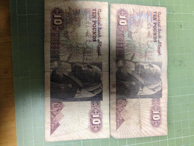 エジプト10ポンド紙幣×2枚 < ホビー エジプト10ポンド紙幣×2枚 < ホビーの